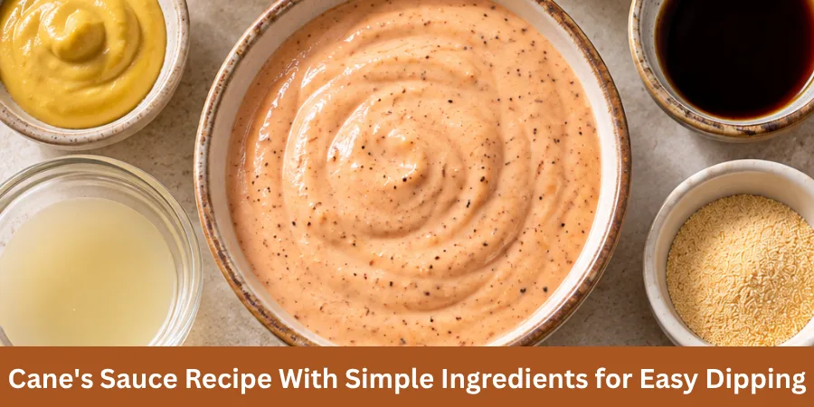 Cane's Sauce Recipe With Simple Ingredients for Easy Dipping